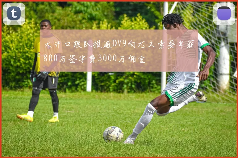 大开口跟队报道DV9向尤文索要年薪800万签字费3000万佣金